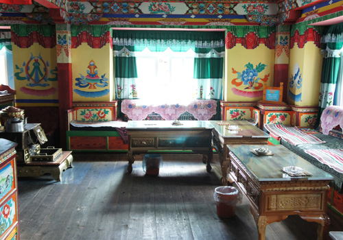 藏族特色的家庭旅馆
